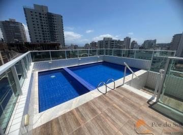 Apartamento · 80m² · 2 Quartos · 1 Vaga · Apartamento 2 Dormitórios (1 Suíte), Vista Mar, Porteira Fechada na Guilhermina - Praia Grande/SP