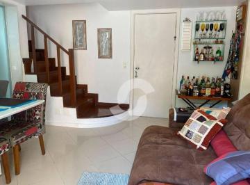cc382a7e259310cf16e7b3fc469e0b074cb7bc45 · Cobertura com 2 dormitórios à venda, 161 m² por R$ 1.750.000,00 - Camboinhas - Niterói/RJ