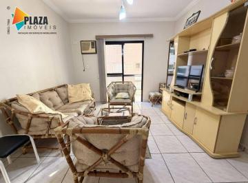 Apartamento · 80m² · 2 Quartos · 1 Vaga · Apartamento com 2 dormitórios, 1 suíte e vista mar para alugar, 80 m² por R$ 3.2