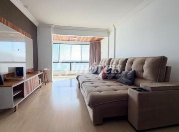 Apartamento · 150m² · 3 Quartos · 2 Vagas · Apartamento locação anual de frente para o mar, totalmente mobiliado, com 3 quartos (sendo 1 suíte),
