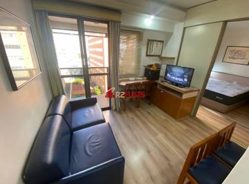 Apartamento · 37m² · 1 Quarto · 1 Vaga · Flat com ótimo preço no bairro Moema. Confira!