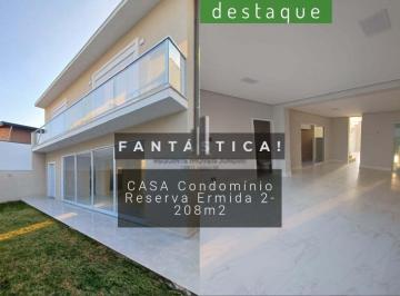 Casa · 208m² · 3 Quartos · 4 Vagas · CASA PARA LOCAÇÃO NO CONDOMÍNIO RESERVA ERMIDA 2 JD. ERMIDA I JUNDIAI