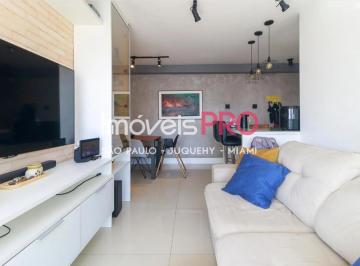 Apartamento · 65m² · 2 Quartos · 1 Vaga · Lindo Apê no Coração do Brooklin | 2 Dorms (1 Suíte), Varanda Gourmet e Metrô Campo Belo a 500m