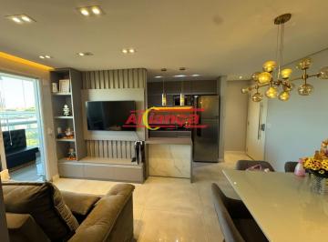 Apartamento · 61m² · 2 Quartos · 1 Vaga · Apartamento 61m², Semi mobiliado, com 2 quartos, sendo 1 suíte, varanda, à Locação - Vila Endres