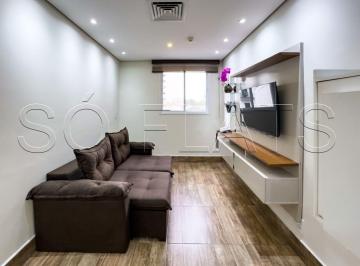 Apartamento · 43m² · 1 Quarto · 1 Vaga · Flat no Travel Inn Santo André contendo 43m², 1 dormitório e 1 vaga, disponível locação no Centro.