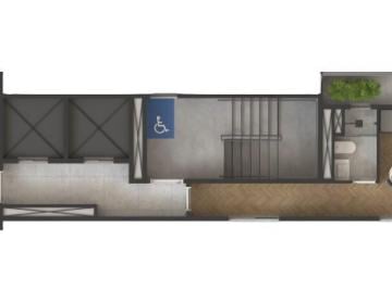 Planta 01 - 1 dorm 42,52m² - studio · Loft em Butantã São Paulo SP