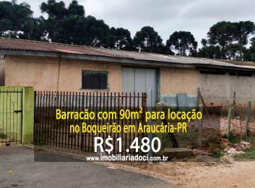 34d601f84a14e45df9b08c709f4d466398e84ebb · Barracão com 90m² no Boqueirão em Araucária-PR  - Locação por R$1.480,00