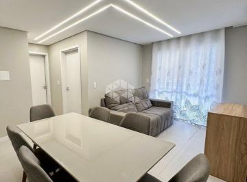 Apartamento · 84m² · 2 Quartos · 1 Vaga · Apartamento 84m² com 2 Dormitórios / Semi mobiliado / Churrasqueira / 1 vaga