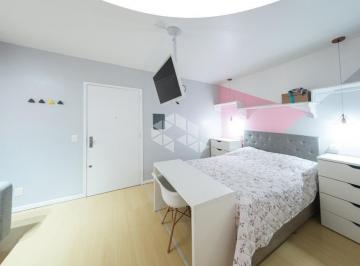 Apartamento · 28m² · 1 Quarto · Studio JK mobiliado com inquilino no Menino Deus moradia ou investidores