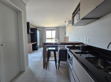 Cozinha (302) · Apartamento JK / Stúdio 24,7m² - Mobiliado junto a FEEVALE em Novo Hamburgo