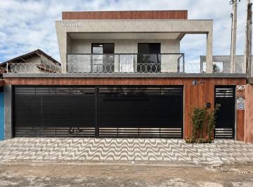 Casa · 55m² · 2 Quartos · 1 Vaga · Sobrado com 2 Dormitórios e Churrasqueira a Carvão no Jardim Imperador em Praia Grande