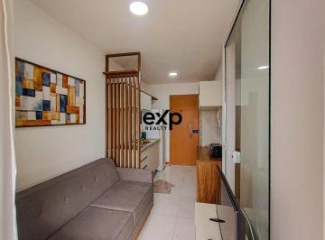 Apartamento · 27m² · 1 Quarto · 1 Vaga · Venda ou locação de apartamento com 1/4 e varanda no Smart Convenções