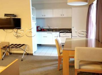 Apartamento · 44m² · 1 Quarto · 1 Vaga · Flat para alugar em Campo Belo de 44.00m² com 1 Quarto, 1 Suite e 1 Garagem