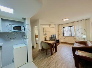 Apartamento · 45m² · 1 Quarto · 1 Vaga · Flat para alugar em Itaim Bibi de 45.00m² com 1 Quarto, 1 Suite e 1 Garagem