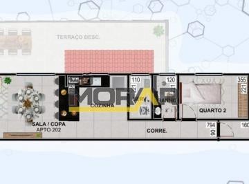 Apartamento · 59m² · 2 Quartos · 1 Vaga · APARTAMENTO  LINEAR COM 2 QUARTO E 1 VAGA DE GARAGEM NO BAIRRO TUPI - BELO HORIZONTE BH/MG