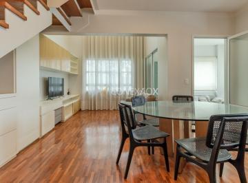 0 · Apartamento mobiliado duplex para alugar no Cambuí, com 2 suítes e 2 vagas