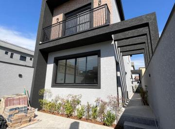 Casa de 3 quartos, Santana de Parnaíba · Casa Nova à Venda no Condomínio Villa do Jaguari – Nova Jaguari | 3 Dormitórios | Área Gourmet |
