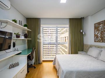 Studio mobiliado no Centro - quarto e escritório · Apartamento à venda - no Centro