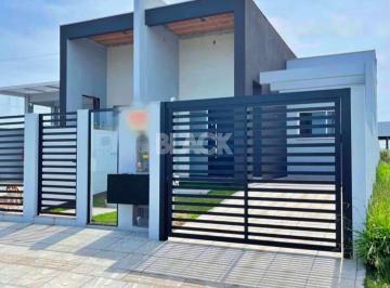 Casa · 113m² · 2 Quartos · 2 Vagas · Geminado no Loteamento Bosque das Figueiras em Passo de Torres SC