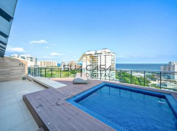 Apartamento · 470m² · 4 Quartos · 4 Vagas · Cobertura à venda no Golden Green | 380 m² | 4 suítes | Vista para o mar | Barra da Tijuca
