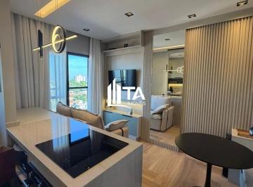 Apartamento · 34m² · 1 Quarto · 1 Vaga · Locação de Studio Mobiliado de 34m² com 1 quarto 1 vaga no Parque Industrial em Campinas