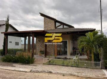 Casa · 250m² · 3 Quartos · 1 Vaga · CASA DISPONIVEL LOCAÇÃO ANUAL COM MOBILIA CONDOMINIO FECHADO BANANEIRAS-PB