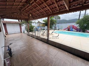 Casa · 102m² · 2 Quartos · 5 Vagas · Casa Geminada à Venda no Real, Praia Grande – 2 Quartos e Piscina