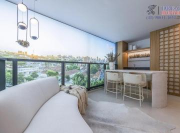 Varanda · Apartamento NOVO no Batel, com 3 Suítes, 3 Vagas e depósito