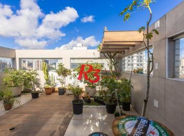 f7d6f5cca3912ee435476123495ee75ef3c2cad3 · Cobertura com 2 dormitórios à venda, 110 m² por R$ 850.000,00 - Embaré - Santos/SP