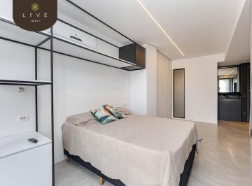 Apartamento · 36m² · 1 Quarto · 1 Vaga · STUDIO MOBILIADO NO BIGORRILHO | SACADA COM CHURRASQUEIRA E LAZER COMPLETO