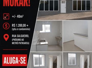 Casa de 2 quartos, São Paulo · Apartamento para Locação na Cidade Patriarca – 2 Dormitórios –