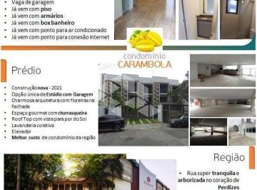 Apartamento · 25m² · 1 Quarto · 1 Vaga · Vendo Lindo Apt Studio Novo em Perdizes