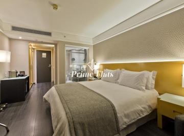 Apartamento · 27m² · 1 Quarto · 1 Vaga · Flat mobiliado no Melia Campinas disponível para venda, com 27m², com 1 quarto e 1 vaga no bairro Ca