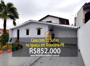 54f6603d1b3b4ca6cdb7173a4f0862adfefb144b · Casa de 03 Quartos com 02 Suítes no Iguaçu em Araucária-PR - A venda por R$852.000,00