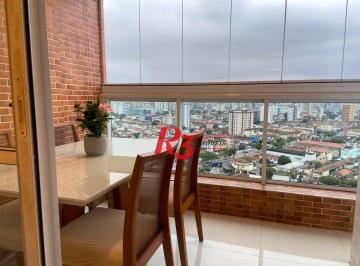 e3108acb30e28df02a6bcb195ff9131c99b24c5e · Apartamento com 1 dormitório para alugar, 49 m² por R$ 4.500,00/mês - Macuco - Santos/SP