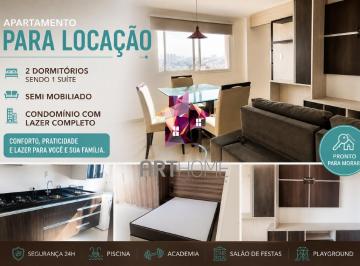 Apartamento · 57m² · 2 Quartos · 1 Vaga · Apartamento de 02 dormitórios com Suíte e Lazer Completo no Residencial Andradina – Vila Valparaíso,