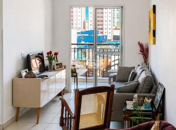 Sala de estar · Apartamento à venda, 2 quartos, 1 suíte, 1 vaga, Areao - Taubaté/SP