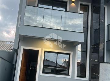 Casa · 79m² · 2 Quartos · 2 Vagas · Sobrado à Venda em Madri Palhoça: 2 Suítes, 75m², R$500mil