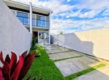 Casa · 110m² · 2 Quartos · 2 Vagas · Sobrados Novos com 2 Suítes no Loteamento Nova São José - Com passagem lateral!