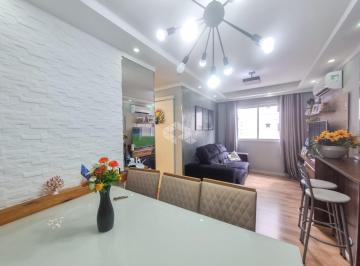 Apartamento · 63m² · 3 Quartos · 1 Vaga · Apartamento semimobiliado de 3 dormitórios com vaga de garagem no Moradas Clube Canoas, aceita finan