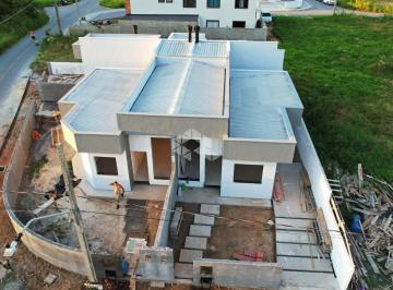 Casa · 63m² · 2 Quartos · 1 Vaga · CASA GEMINADA COM 2 DOTMITÓRIOS SENDO 1 SUÍTE, EM PALHOÇA - SC, BAIRRO GUARDA DO CUBATÃO À VENDA