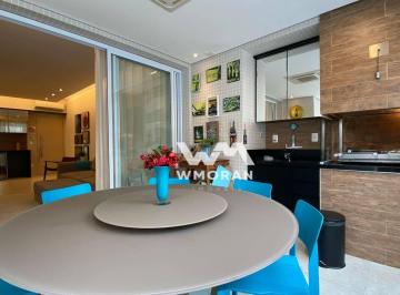 varanda · Apartamento com 3 dormitórios (1 suíte) para alugar, 113 m² por R$ 3.000/dia - Riviera - Módulo 7 -