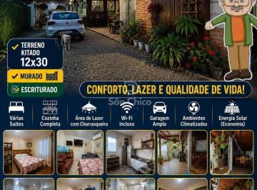 Casa · 166m² · 5 Quartos · 4 Vagas · Pousada em Ubatuba com 4 Casas