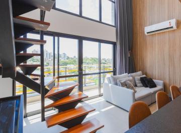 Apartamento · 80m² · 2 Quartos · 2 Vagas · Apartamento duplex à venda, com 2 dormitórios, 2 vagas de garagem individuais e sacada aberta, local