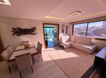 Apartamento · 117m² · 3 Quartos · 2 Vagas · Apartamento com 3 dormitórios; 2 vagas; mobiliado; com 117 m² ; lareira e churrasqueira; no Petrópol