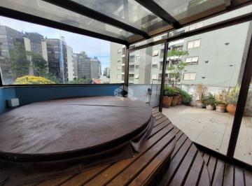 Apartamento · 176m² · 2 Quartos · 3 Vagas · Cobertura 02 dormitórios, garagem tripla com piscina na Bela Vista.