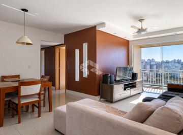 Apartamento · 82m² · 3 Quartos · 2 Vagas · Apartamento 3D, 1 suíte, bairro Partenon com sacada