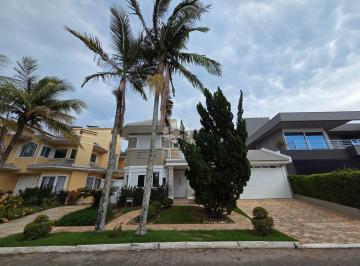 Casa · 590m² · 4 Quartos · 3 Vagas · CASA DE ALTO PADRÃO COM 4 SUÍTES PISCINA E SAUNA EM JURERÊ INTERNACIONAL