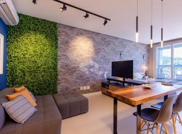Apartamento · 47m² · 1 Quarto · 1 Vaga · APARTAMENTO MOBILIADO COM 1 QUARTO 1 VAGA DE GARAGEM VISTA PANORÂMICA E LAZER COMPLETO NO CENTRO DE