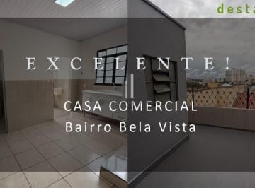 Comercial · 100m² · CASA COMERCIAL PARA LOCAÇÃO NO BAIRRO BELA VISTA EM JUNDIAI